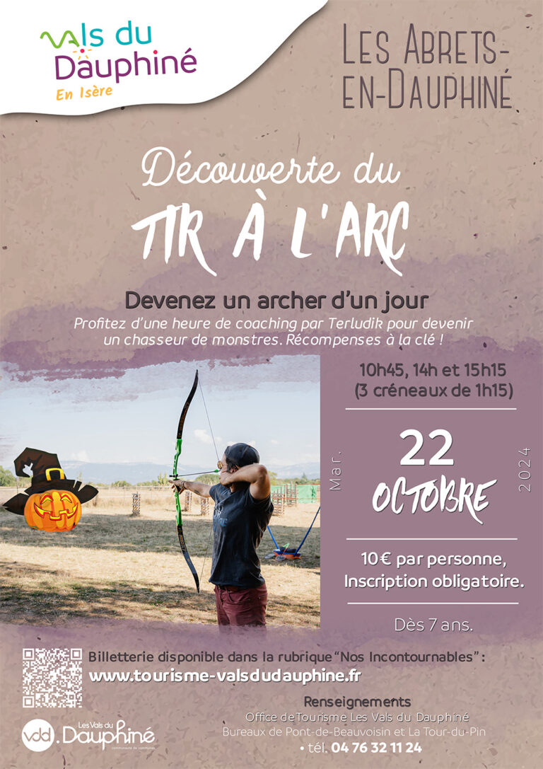 AFFICHE Tir à l'arc - octobre